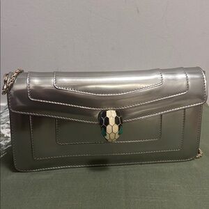 Bvlgari Serpenti Bag Metallic Leather